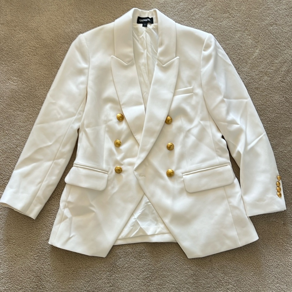 Express cream blazer
